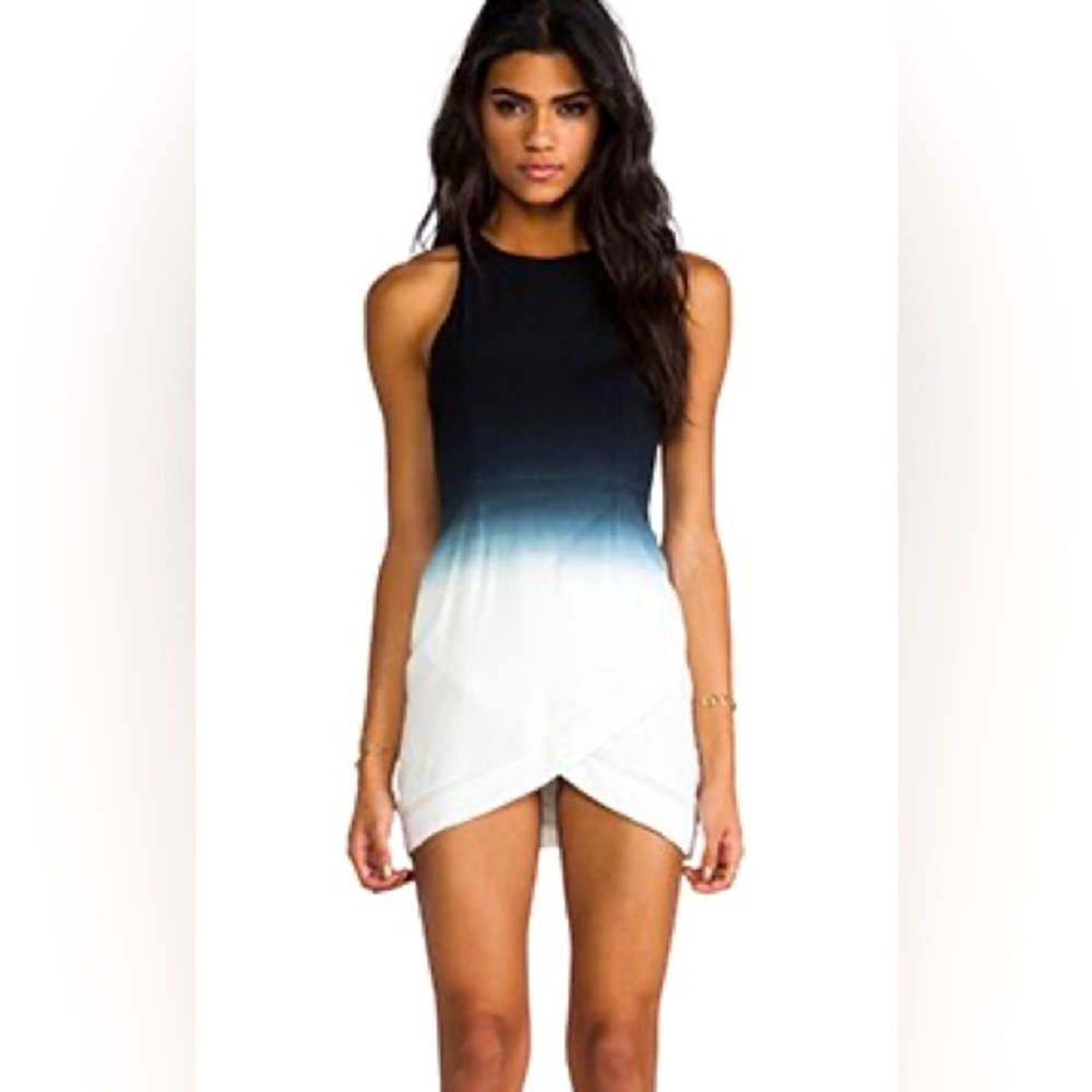 NWT RARE Bless’ed are the Meek Black/White Gradient Dress